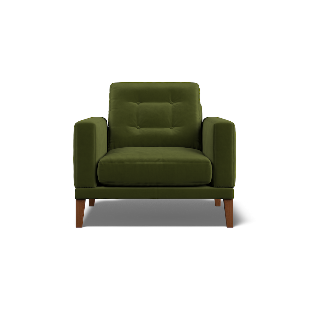 Fitzroy Armchair In Vine Easy Care Velvet