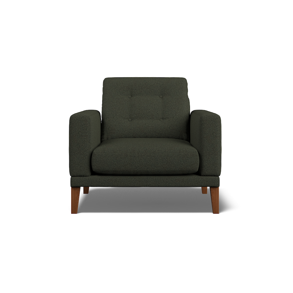 Fitzroy Armchair In Fern Boucle