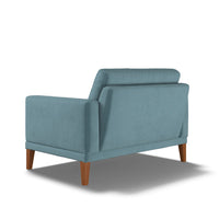 Fitzroy Loveseat In Airforce Easy Care Velvet