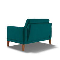 Fitzroy Loveseat In Mallard Easy Care Velvet