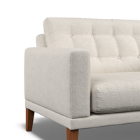 Fitzroy Loveseat In Ivory Boucle