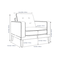 Fitzroy Armchair In Vine Easy Care Velvet