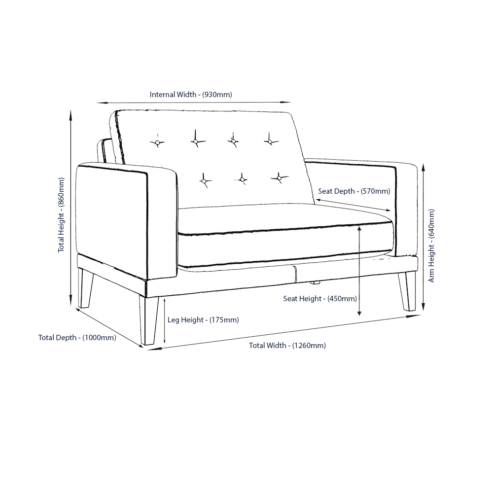 Fitzroy Loveseat In Burnt Easy Care Velvet