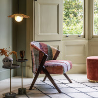 Scoop Armchair in Multicoloured Rug
