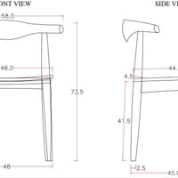 Hiro Dining Chairs (Pair) - Natural