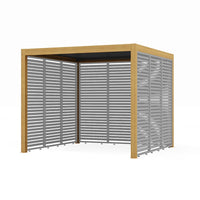 "SAVANNAH 3M FIXED SLATTED SIDE WALL 
"