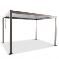 Savannah Pergola with lights 4 x 3m - Birch