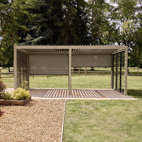 Savannah Pergola with lights 6 x 3m - Birch