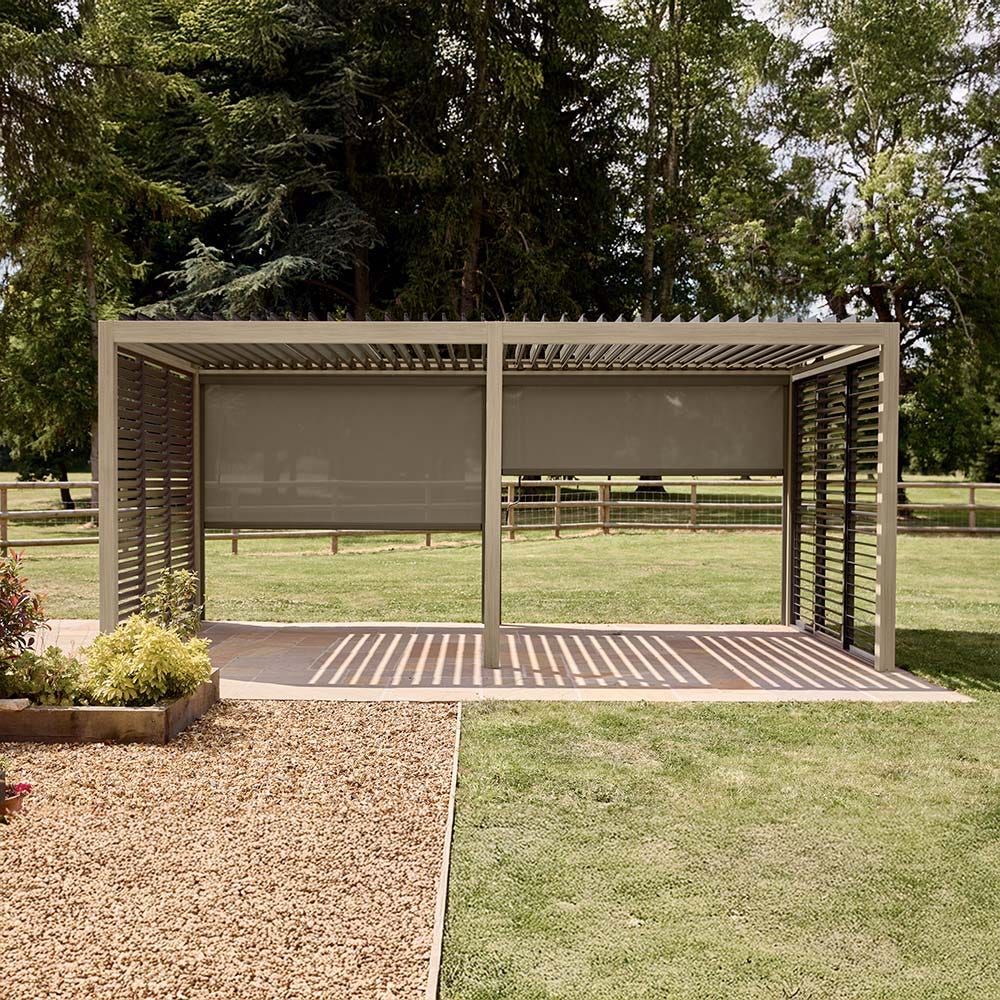 Savannah Pergola with lights 6 x 3m - Birch