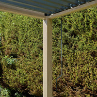Savannah Pergola with lights 7 x 3m - Birch