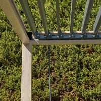 Savannah Pergola with lights 7 x 3m - Birch