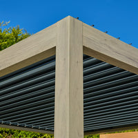 Savannah Pergola with lights 6 x 3m - Birch
