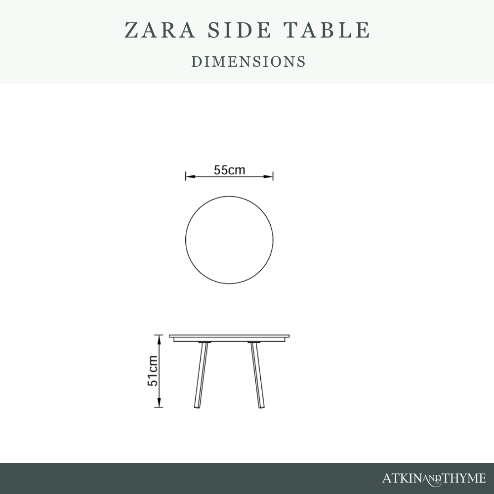 ZARA SIDE TABLE