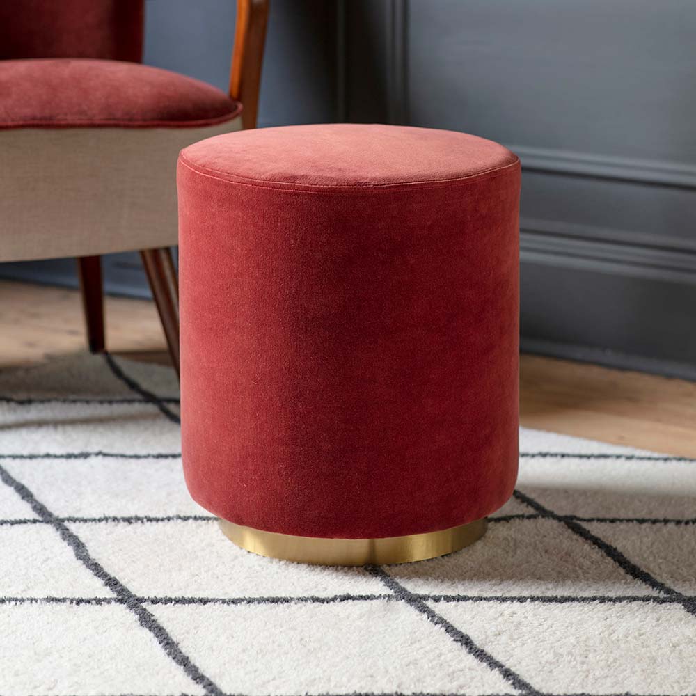 Terracotta footstool online