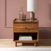 Atkin and Thyme Brera Bedside Table Front View 