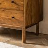 Atkin and Thyme Brera Chest Of Drawers Leg Detail