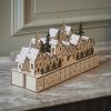 Atkin and Thyme Wooden Advent Calendar Fold-able Feature