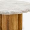 Atkin and Thyme Column Marble Coffee Table Base Detail