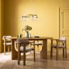 Atkin and Thyme Cora Dining Chair in Neutral Boucle Styled Room Light Off