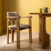 Atkin and Thyme Cora Dining Chair in Neutral Boucle 
