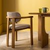 Atkin and Thyme Cora Dining Chair in Neutral Boucle Back View