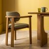 Atkin and Thyme Cora Dining Chair in Olive Back View
