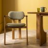 Atkin and Thyme Cora Dining Chair in Olive Front View
