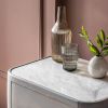 Atkin and Thyme Dali Bedside Table Marble Top Detail