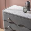 Atkin and Thyme Dali Chest Of Drawers Marble Top Detail