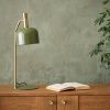 Atkin and Thyme Emma Table Lamp in Olive Adjustable Head