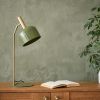 Atkin and Thyme Emma Table Lamp in Olive Light Off