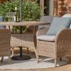 Atkin and Thyme Karla 4 Seat Dining Set with Parasol Chair Detail