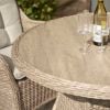 Atkin and Thyme Karla 4 Seat Dining Set with Parasol Table Detail