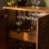 Atkin and Thyme Loki Drinks Cabinet Interior Storage Detail