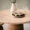 Atkin and Thyme Mason Bistro Table in Travertine Table Top Detail