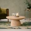 Atkin and Thyme Mason Coffee Table in Travertine Finish 