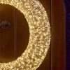 Atkin and Thyme Micro LED Double Sided 3D Wreath Detail