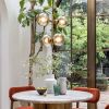 Atkin and Thyme Mina Pendant Light On 