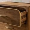 Atkin and Thyme Miro Tall Chest of Drawer Side Detail