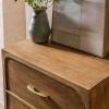 Atkin and Thyme Miro Tall Chest of Drawers Top Detail