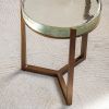 Atkin and Thyme Molten Side Table in Clear Base Detail