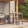 Atkin and Thyme Savannah Bar Table and Stools with Matching Savannah Kitchen 