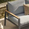 Atkin and Thyme Savannah Rope Modular Lounge Set Arm Detail