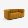 Atkin and Thyme Sloane Mustard Sofa Side View