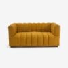 Atkin and Thyme Sloane Mustard Sofa Front View