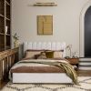 Atkin and Thyme Sloane Kingsize Fluted Bed in Natural Boucle