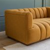 Atkin and Thyme Sloane Mustard Sofa Side Detail 