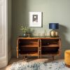 Atkin and Thyme Sonia Sideboard Open Hidden Cable Management 