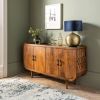 Atkin and Thyme Harriet Table Light on Sonia Sideboard