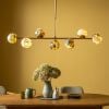 Atkin and Thyme Tula Chandelier Lights On 